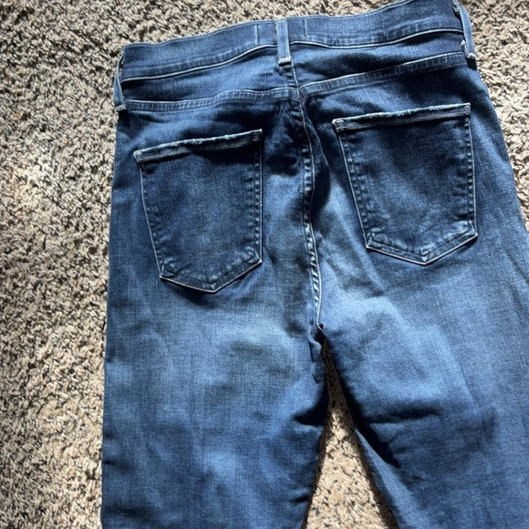 Agolde high rise cropped raw hem skinny jeans - Picture 10 of 11